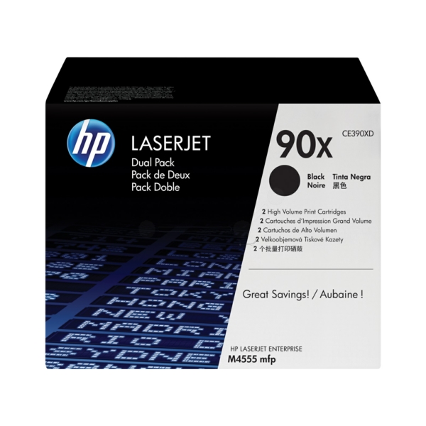 Toner / HP - CE390XD / 90X - Doppelpack