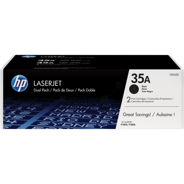Toner / HP - CB435AD / 35A - Doppelpack