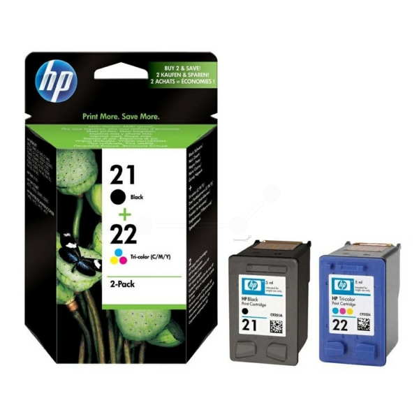 Druckkopfpatrone / HP - SD367AE / 21+22 Multipack