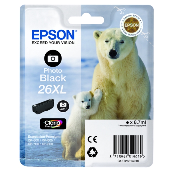 Tinte / Epson - C13T26314012 / 26XL