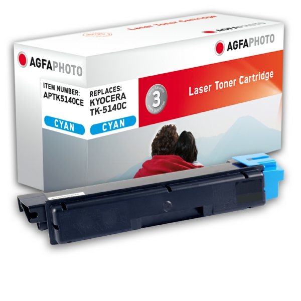 Toner / AgfaPhoto - APTK5140CE ersetzt 1T02NRCNL0 / TK-5140C