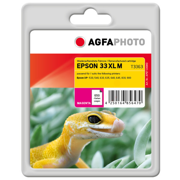 Tinte / AgfaPhoto - APET336MD ersetzt C13T33634012 / 33XL