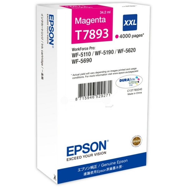 Tinte / Epson - C13T789340 / T7893XXL