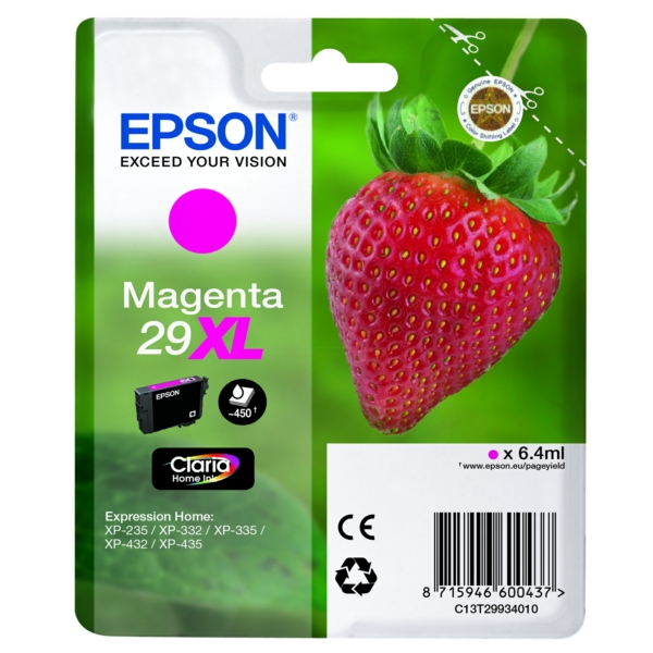 Tinte / Epson - C13T29934012 / 29XL