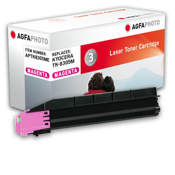 Toner / AgfaPhoto - APTK8305ME ersetzt 1T02LKBNL0 / TK-8305M