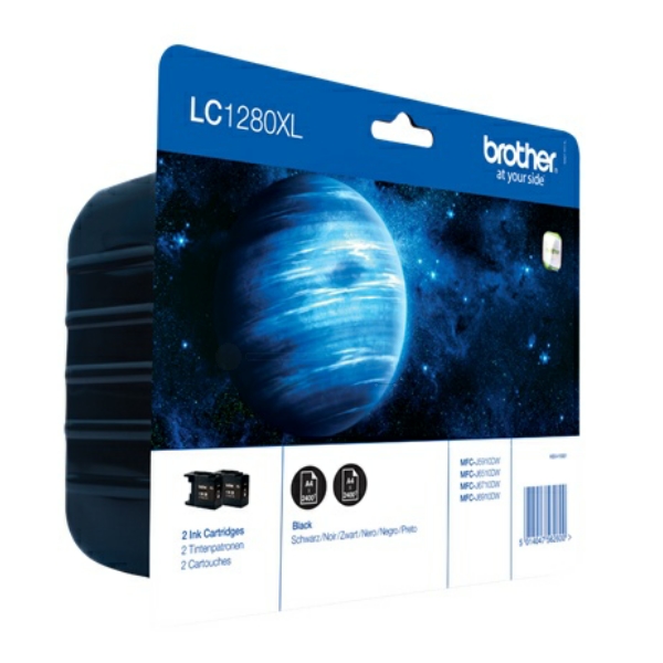 Tinte / Brother - LC-1280 XL BK BP 2 DR - Doppelpack