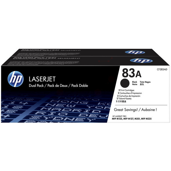 Toner / HP - CF283AD / 83A - Doppelpack
