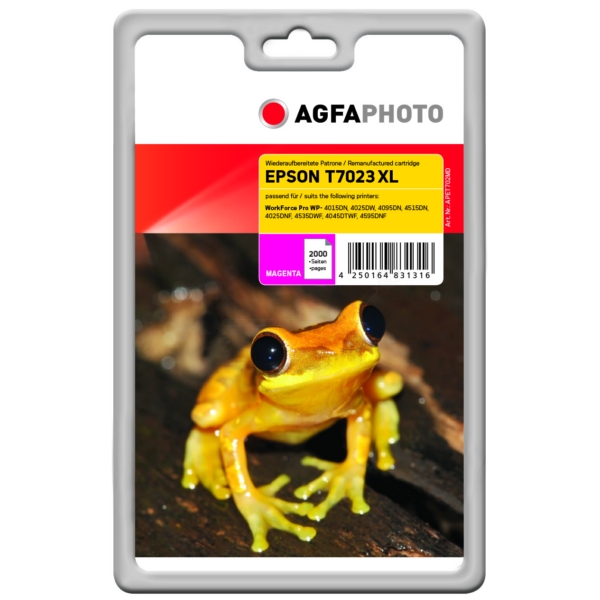 Tinte / AgfaPhoto - APET702MD ersetzt C13T70234010 / T7023