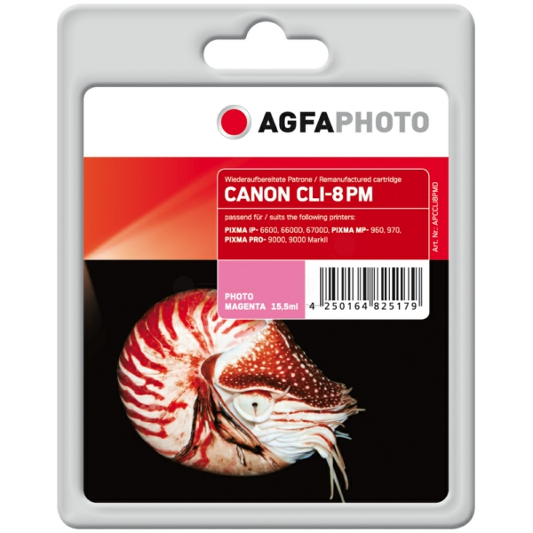 Tinte / AgfaPhoto - APCCLI8PMD ersetzt 0625B001 / CLI-8PM