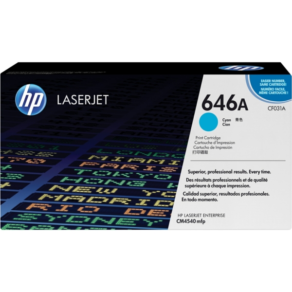 Toner / HP - CF031A / 646A