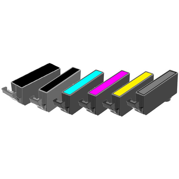 Tinte / Astar - AS46526 ersetzt 4529B001 / PGI-525PGBK, 4540B001 / CLI-526BK, 4541B001 / CLI-526C, 4542B001 / CLI-526M, 4543B001 / CLI-526Y