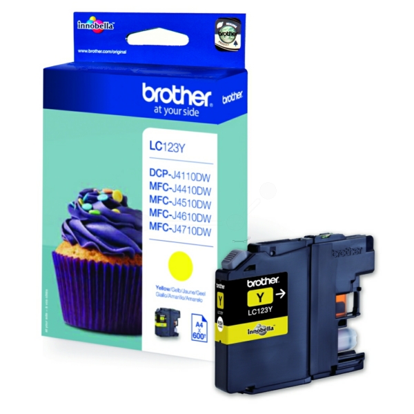 Tinte / Brother - LC-123 Y