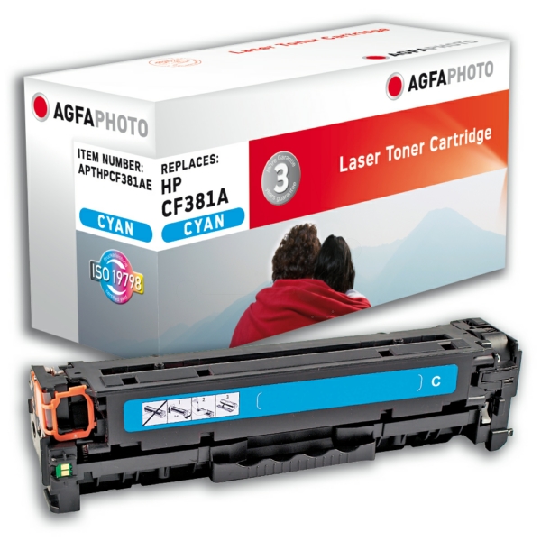 Toner / AgfaPhoto - APTHPCF381AE ersetzt CF381A / 312A