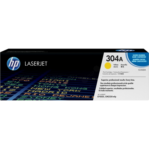 Toner / HP - CC532A / 304A