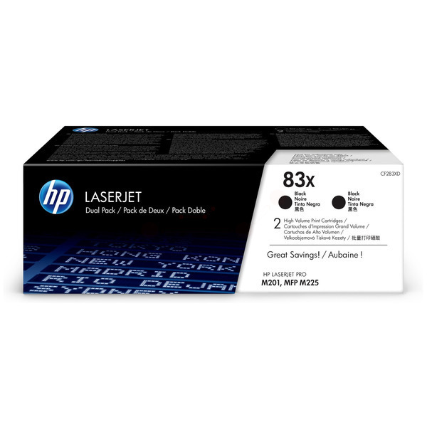 Toner / HP - CF283XD / 83X - Doppelpack