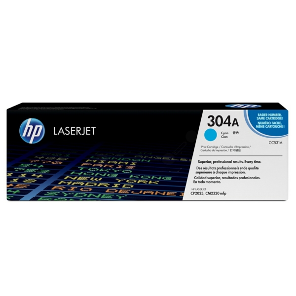 Toner / HP - CC531A / 304A