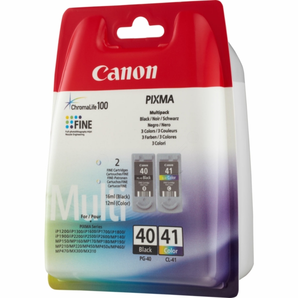 Druckkopfpatrone / Canon - 0615B036 / PG-40CL41 Multipack