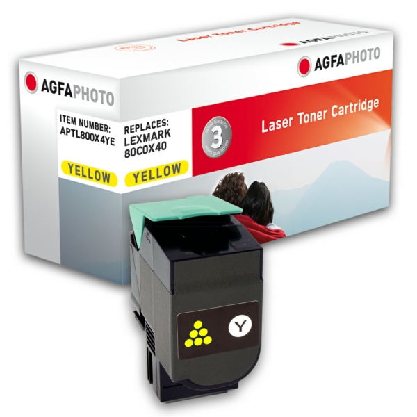 Toner / AgfaPhoto - APTL800X4YE ersetzt 80C0X40 / 800X4