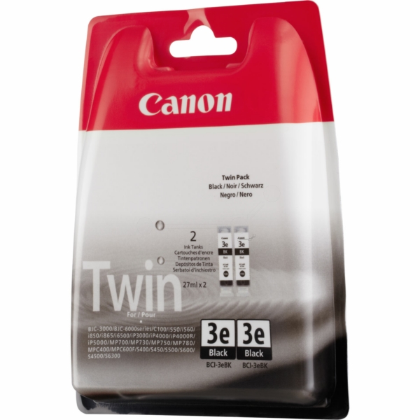 Tinte / Canon - 4479A028 / BCI-3EBK - Doppelpack