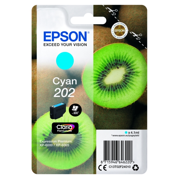 Tinte / Epson - C13T02F24010 / 202