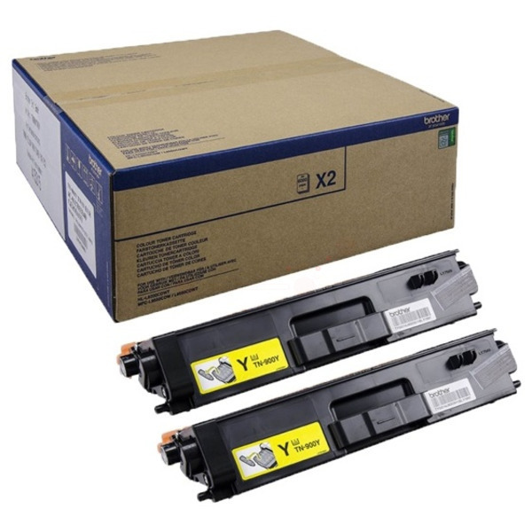 Toner / Brother - TN-900 Y TWIN - Doppelpack