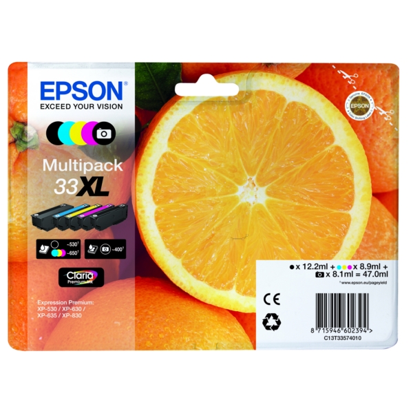 Tinte / Epson - C13T33574011 / 33XL